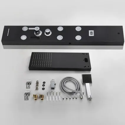 Auralum Max - Douchekolom - Hydromassagedouche Met 6 Jets En Lcd-scherm 6