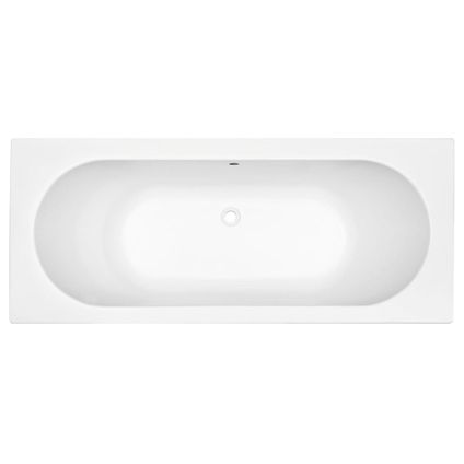 Xellanz Portus Rd Inbouw Duo Ligbad 170x70x43 Cm Glans Wit