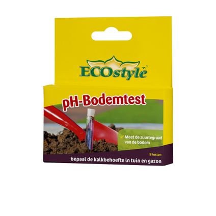 Ecostyle pH-Bodemtest potgrond Turf - 8 stuks