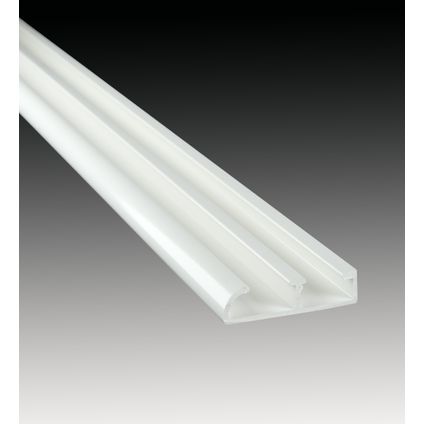 Mac Lean rail & roll geleidingsprofiel wit 250cm