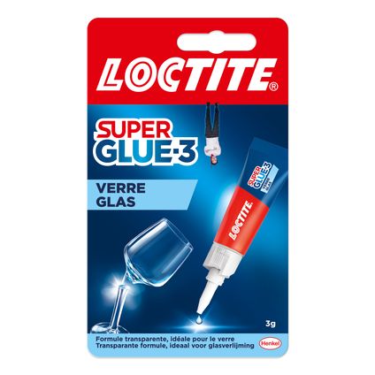 Colle instantanée Loctite Super Glue-3 verre 3ml