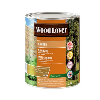 Wood Lover houtbescherming lichte eik 2,5L