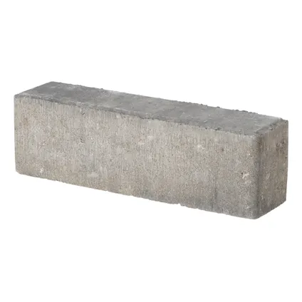 Decor betonsteen waalformaat facet grijs zwart 20x5x7cm 4