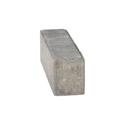 Decor betonsteen waalformaat facet grijs zwart 20x5x7cm 5