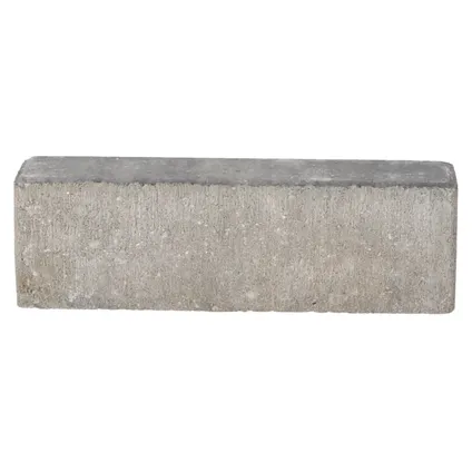 Decor betonsteen waalformaat facet grijs zwart 20x5x7cm 7