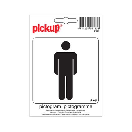 Pictogramme Pickup Hommes 10x10cm