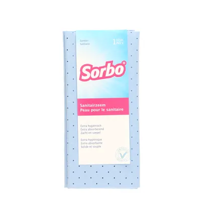 Sorbo sanitairzeem blauw of roze 38x40cm