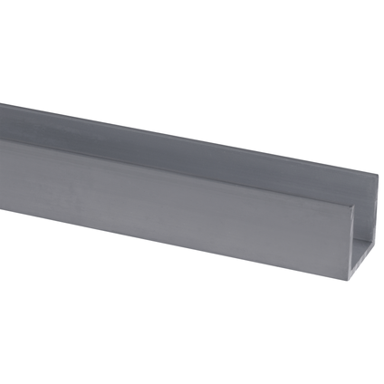 U-profiel aluminium (plaat < 16 mm) 20x20mm 100cm