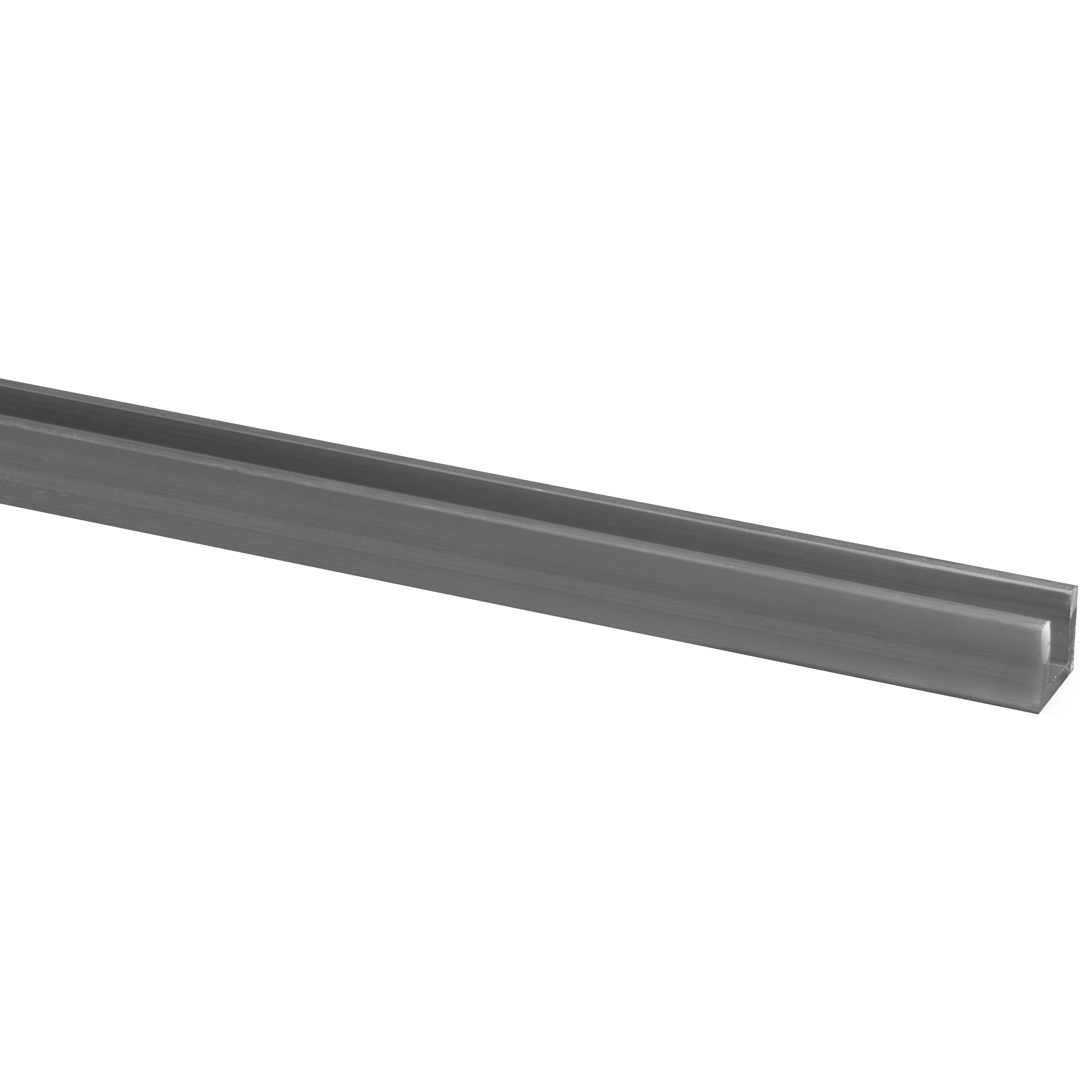 Adolescent Magnetisch Standaard U-profiel aluminium plaat < 6 mm 10 x 10mm 200cm binnenmaat 5,79 mm