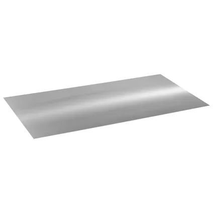 Aluminium plaat naturel 1,0 mm 100x50 cm 2