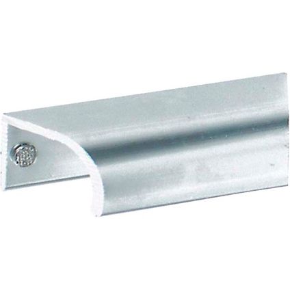 Linea Bertomani deurkruk zilver aluminium 90mm