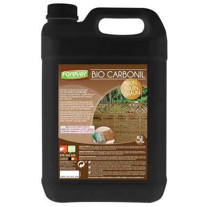 Produit de protection bois Forever 'Bio Carbonil' brun 5L