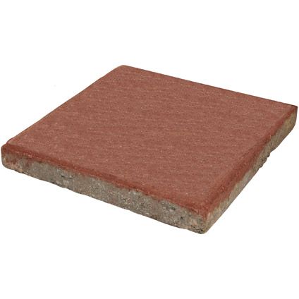 Decor betontegel rood 30 x 30cm 0,09m²