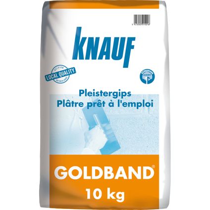 Plâtre prêt à l'emploi Knauf Goldband 10kg