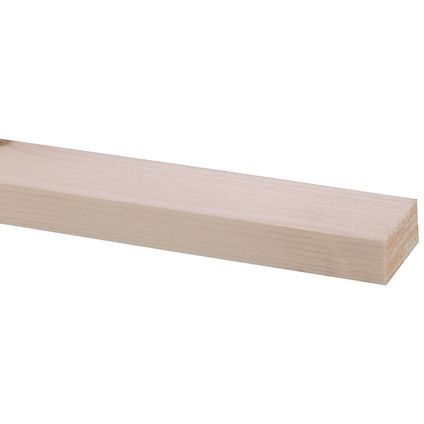 Geschaafd hout - witte Noorse den - 270x3,6x1,8cm - 10 stuks
