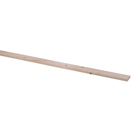 Geschaafd hout - witte Noorse den - 210x6,9x1,8cm - 6 stuks