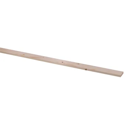 Geschaafd hout - witte Noorse den - 210x6,9x1,8cm - 6 stuks