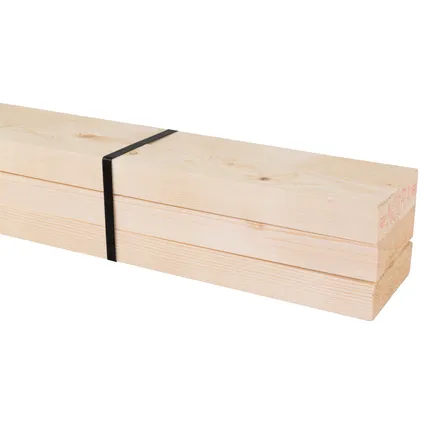 Geschaafd hout witte Noorse den 270x4,4x2,7cm - 6 stuks