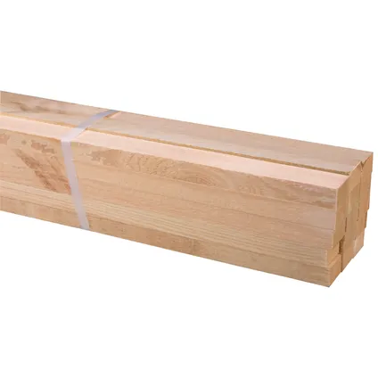 Ruw hout - onbehandeld - 1,9x3,2cm - lengte 300cm - 15 stuks