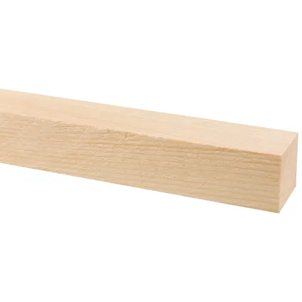 JéWé ruw hout - onbehandeld - 3,8x3,8cm - lengte 300cm - 4 stuks