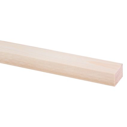 Ruw hout - onbehandeld - 3,6x4,6cm - lengte 210cm