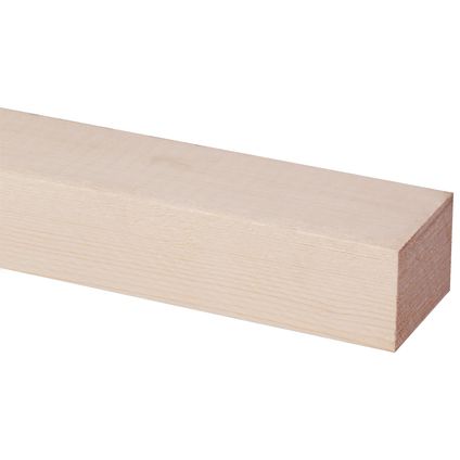 Ruw hout - onbehandeld - 4,6x5,9cm - lengte 240cm