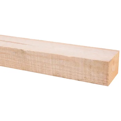 Ruw hout - onbehandeld - 4,6x5,9cm - lengte 300cm