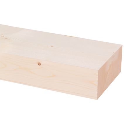 Ruw hout - onbehandeld - 6,3x15cm - lengte 210cm