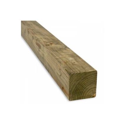 JéWé ruw hout - geimpregneerd - 9x9cm - lengte 300cm