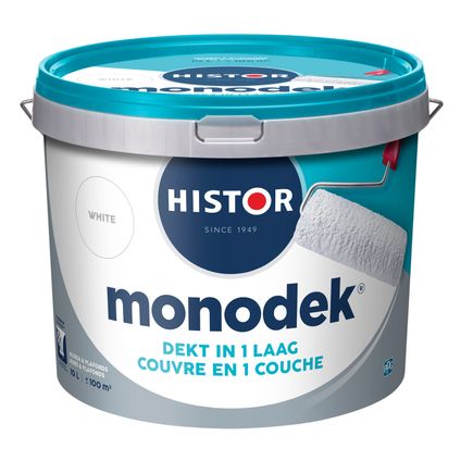 Histor Monodek muurverf wit 10L