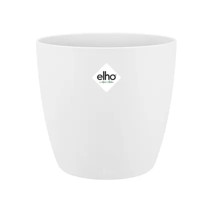 Pot de fleurs Elho brussels rond Ø14cm blanc 15