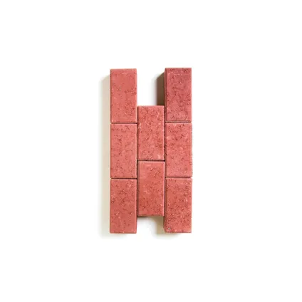 Coeck betonkeien rood 22x11x7cm velling 3,5/5,5 benor 6