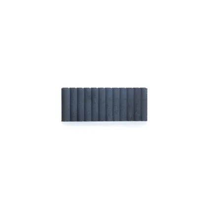 Bordure palissade Cobo Garden - Béton - rond - noir - 50x20x6cm 3
