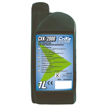Criko CXK-2000 olie voor pneumatisch gereedschap 1Ltr. 2