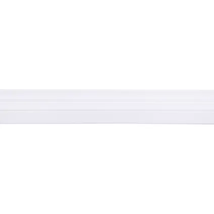 Schuifrail profiel kunststof (onderrail, 10 mm) 9 x 27 mm wit 260 cm 2