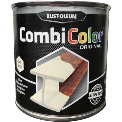 Rust-Oleum CombiColor Original grondlaag en metaallak wit hoogglans 250ml