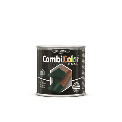 Primer et peinture métal Rust-Oleum CombiColor Original vert mousse brillant 250ml