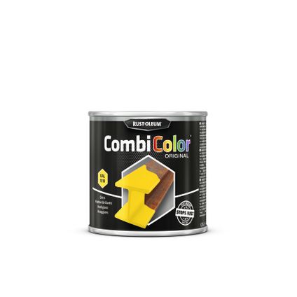 Rust-Oleum verf 'Combi Color' hoogglans geel gevaar 250ml
