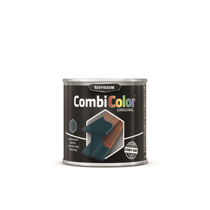 Rust-Oleum CombiColor Original grondlaag en metaallak donker blauw hamerslag 250ml