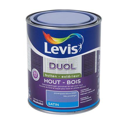 Laque Levis Duol bleu provençal satin 750ml