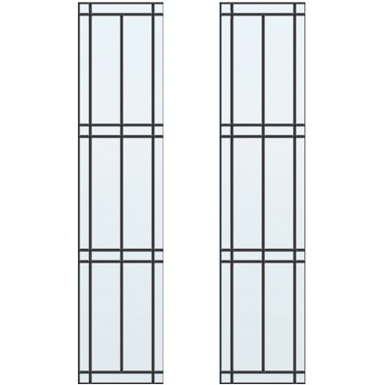 CanDo glas-in-lood mat ML 660 of ML 665 201,5 I 211,5 x 83cm 2 stuks