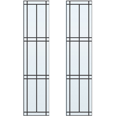 Praxis CanDo glas-in-lood mat ML 660 of ML 665 201,5 I 211,5 x 88cm 2 stuks aanbieding