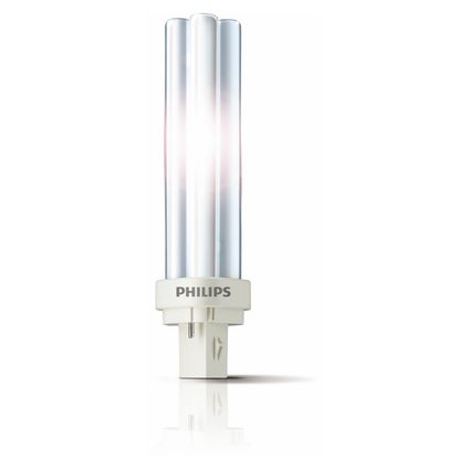 Ampoule fluorescente à économie d'énergie Philips Compact PLC 18W 2 broches
