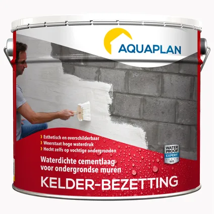 Aquaplan kelder-bezetting waterdichte cementcoating 10 kg 2