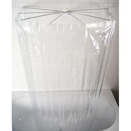 Cabine de douche pliable Ridder Ombrella Brillant 100x170cm transparent 2