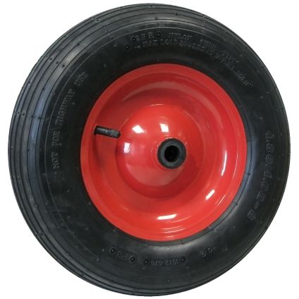 Dörner Helmer wiel rubber rood 40cm