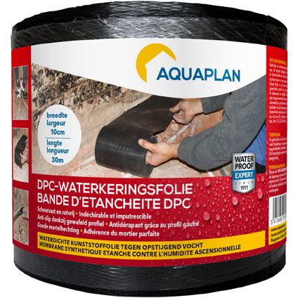 Aquaplan waterkeringsfolie DPC 10 cm x 30 m