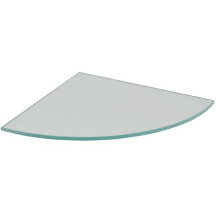 Duraline glaspaneel driehoek blank 25 cm