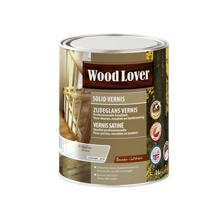 Wood Lover vernis hout 'Solid' kleurloos 1L