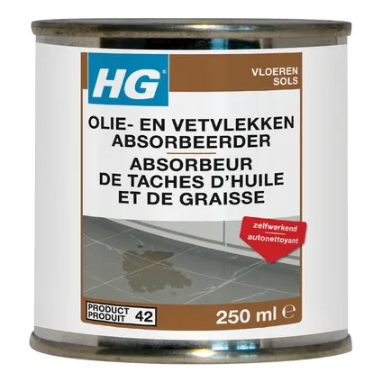 HG Olie- en vetvlekken absorbeerder tegels en natuursteen n°42 250ml
